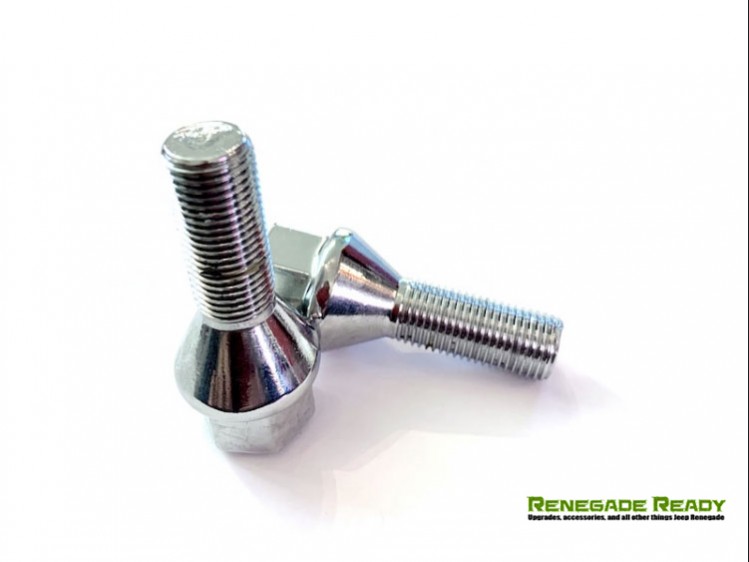 Jeep Renegade Lug Bolt Set Set of 20 M12x1.25 60° Cone Seat Silver